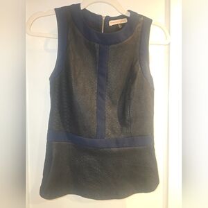 Rebecca Taylor Midnight Blue and Black Dress